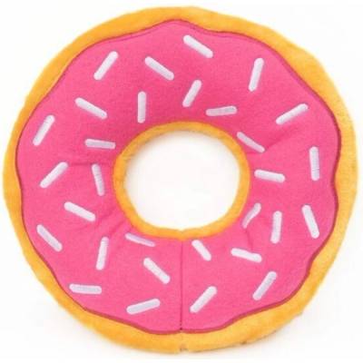 ZippyPaws plyšový donut jahodový S