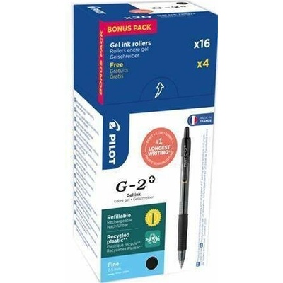 PILOT G-2 černá 20 ks