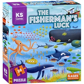 KS Games Пъзел KS Games от 24 части - Късметът на рибаря (PRS32708)