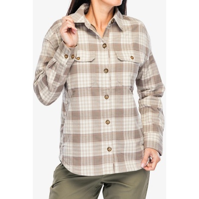 Royal Robbins Vista Flannel Shacket chalk antelope pld