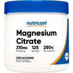 Nutricost Magnesium Citrate 210 mg | Unflavored Powder [250 грама] Неовкусен