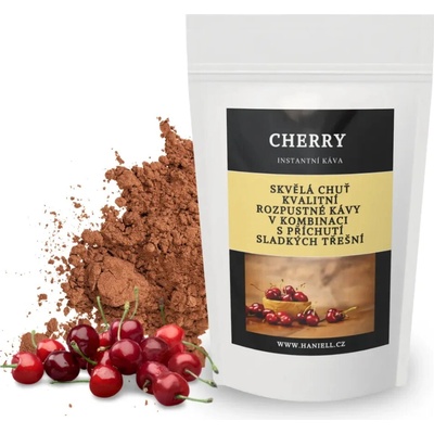 Haniell Rozpustná káva Cherry když se třešně zamilují do kávy 1 kg