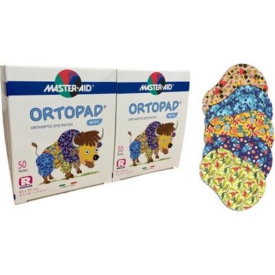 Ortopad detské okluzory Boys 100 ks Regular