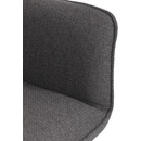 Autronic DCH-J2159 GREY2 šedá látka černý matný lak kovové nohy