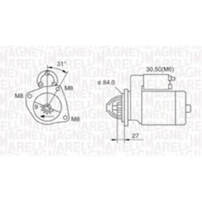 Startér MAGNETI MARELLI 063721203010