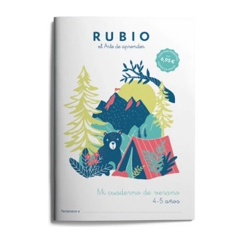 MI CUADERNO DE VERANO RUBIO 4-5 AÑOS