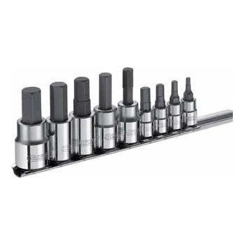 Tona expert 034802 Sada 1/4" a 3/8" zástrčných 6hranných hlavic Imbus, 9 dílů - ET