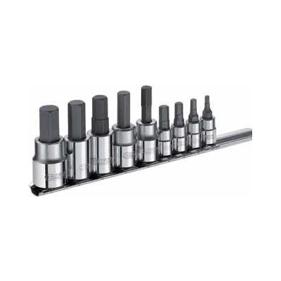 Tona expert 034802 Sada 1/4" a 3/8" zástrčných 6hranných hlavic Imbus, 9 dílů - ET