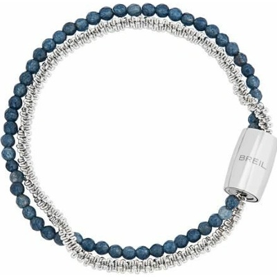BREIL Dvojitý náramok s modrým achátom Magnetica System TJ3724 20,5 cm
