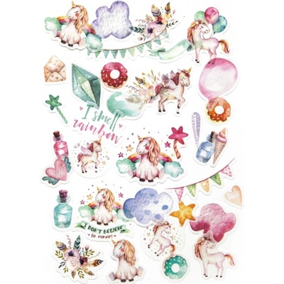 Galeria Papieru Dekorativní samolepky papírové - jednorožci, 40 ks – Zbozi.Blesk.cz