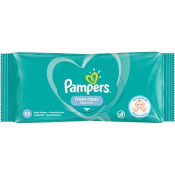 Image 1 of Pampers fresh clean мокри кърпи, 52 броя