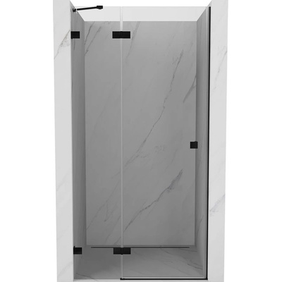 Mexen Lunar врати за душ кабина, отваряеми наляво 125 см, прозрачни, черни - 834-125-000-70-00-L (834-125-000-70-00-L)