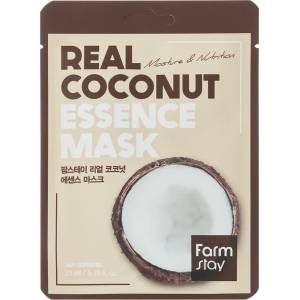 Farmstay Real Coconut Essence Mask - Текстилна маска с екстракт от кокос 1бр/23мл