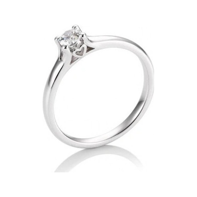 Sofia Diamonds zlatý prsten z bílého zlata s diamantem BE41/05721 W