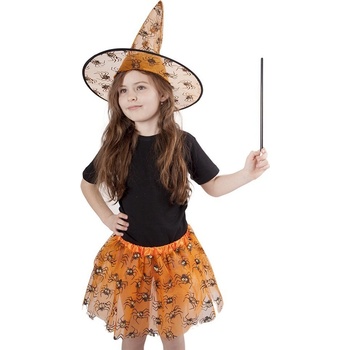 Rappa sukně tutu Halloween s kloboukem