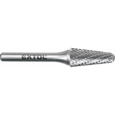 Extol Fréza karbidová kuželová s rádiusem 14° L 12x28x6 sek střední (double-cut)