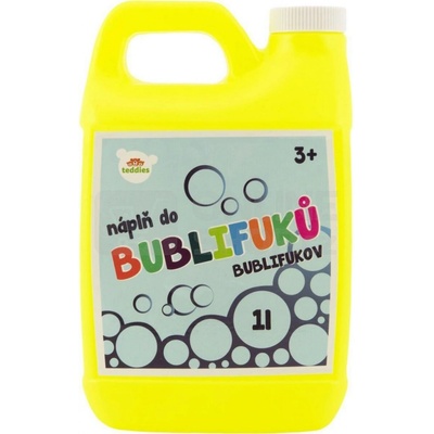 Teddies Náplň do bublifuku 1 litr v kanystru žlutý
