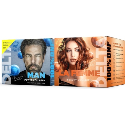 Delta Man & La Femme Collagen Duopack 240 g + 196 g