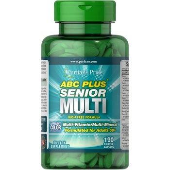 Puritan's Pride ABC Plus® Senior Multivitamin Multi-Mineral Formula [120 каплети]