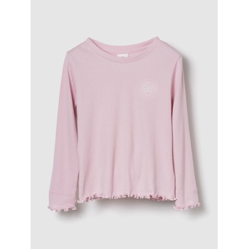 GAP Бебешка риза с ребра GAP GAP | Rozov | Момичешки | 12-18 месеца