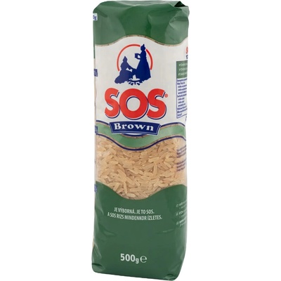 SOS Brown hnedá ryža 0,5 kg