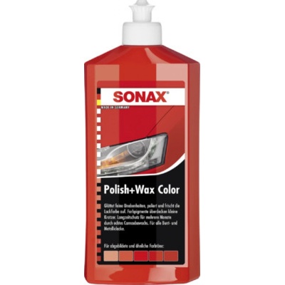 Sonax Polish & Wax Color NanoPro červená 250 ml