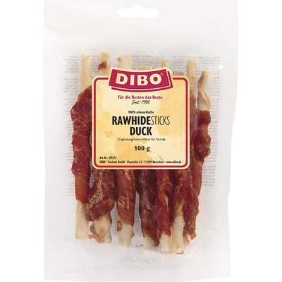 DIBO tyčinky zo surovej kože s kačacím mäsom 4 x 100 g