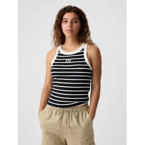GAP Потник топ с мини лого GAP GAP | Cheren | ЖЕНИ | S
