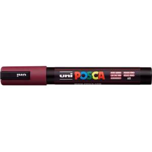 uni Декоративен маркер, 1, 8-2, 5 мм, UNI "Posca PC-5M", червено вино 286773000 (286773000)