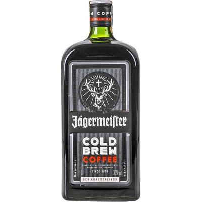 Jägermeister Cold Brew Coffee 33 % 1 l (holá láhev)