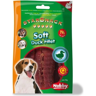 Nobby StarSnack Soft Duck Fillet Extra mäkká pre psov s kačacím mäsom 70 g