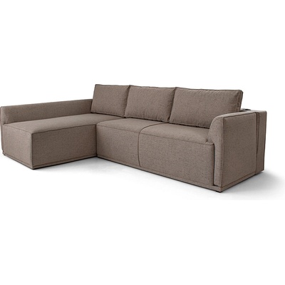 Мебели КАМБО Ъглов диван Фиджи светло кафяво Aura 03
