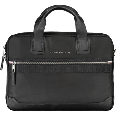 Tommy Hilfiger Кожен бизнес куфар tommy hilfiger, uni, Черен (am0am11574_nebds)