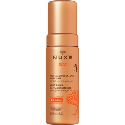 Nuxe Sun Овлажняващ пяна за автобронзиране за лице и тяло 150 ml