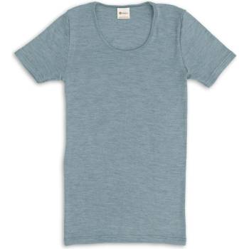 Engel Дамско копринено термобельо Engel Women's Undershirt S/S Merino base layer - Bergblau - размер 46/48 (EU) (114-0819-1114)