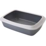 Plaček Pet Products Сива котешка тоалетна 37x50 cm Savic Iriz - Plaček Pet Products (113-02640)