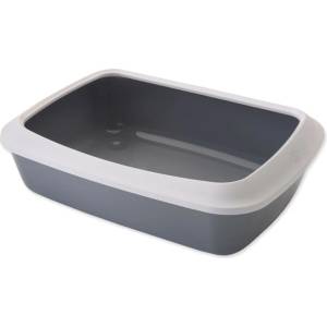 Plaček Pet Products Сива котешка тоалетна 37x50 cm Savic Iriz - Plaček Pet Products (113-02640)