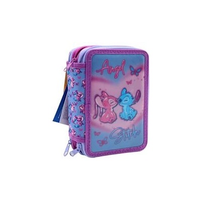 Giotto Пълен троен несесер Stitch & Angel