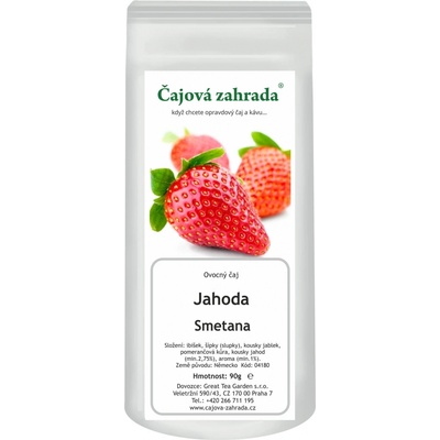 Čajová zahrada Jahoda & Smetana ovocný čaj 1 kg