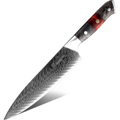 SaKuRo Šéfkuchařský nůž z damaškové oceli Sakai 20,3 cm