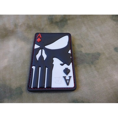 JACKETS TO GO Nášivka PUNISHER ACE OF SPADES velcro