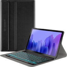 Techsuit Puzdro CozyTab s RGB bezdrôtovou magnetickou klávesnicou Samsung Galaxy Tab A7 10.4 2020 T500/T505 KF2320783 Čierna