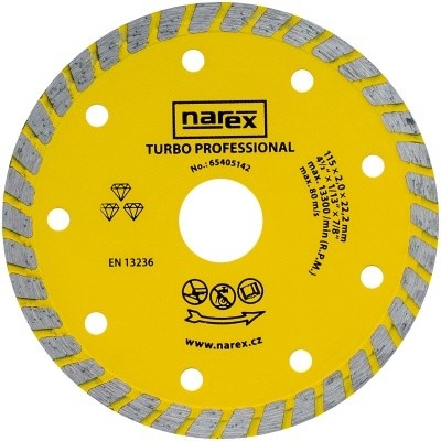 Narex Diamantový dělící kotouč 115 x 2,0 x 22,2 mm 65405142