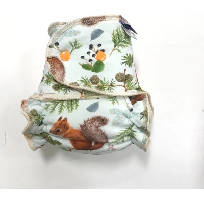 Bambi Roxy Nohavičková plienka 1-size /PAT/ s kapsou Squirrels
