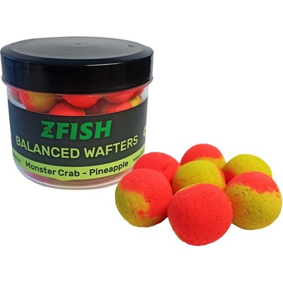 Zfish Vyvážené Boilies Balanced Wafters 60g 16mm Monster Crab Pineapple