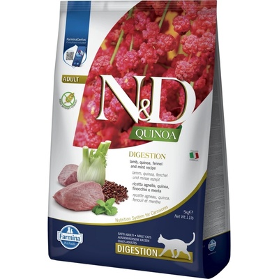 N&D Quinoa CAT Digestion Lamb & Fennel 5 kg