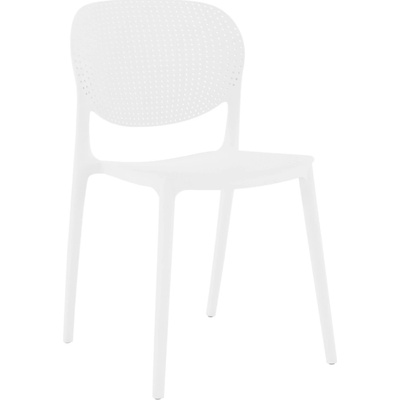 Kondela plastová židle FEDRA new stohovatelná Bílá