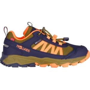 Trollkids Детски мултиспорт обувки Trollkids Kid's Tronfjell Hiker Low Multisport shoes - Navy / Spruce Green / Vivid Orange - размер 40 (EU) (702-2415-1923)