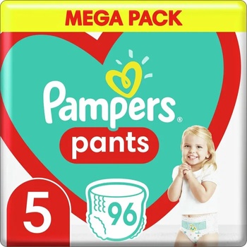 Pampers Бебешки пелени гащи Pampers 5, 96 броя (1100002042)
