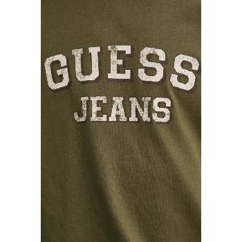 Guess Jeans Памучна тениска Guess Jeans в зелено с принт M4BI78 K8FQ4 (M4BI78.K8FQ4)